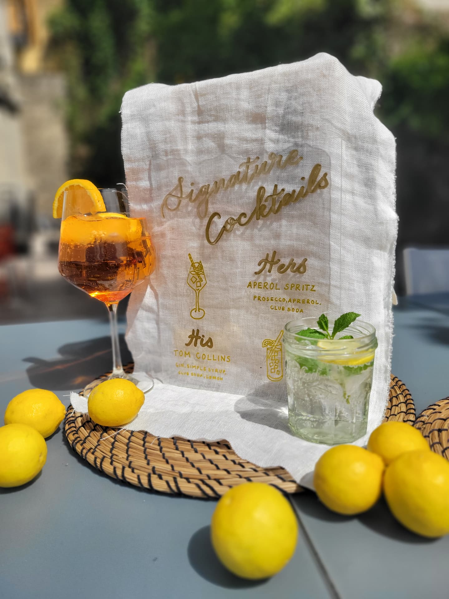 Signature Cocktails Menu